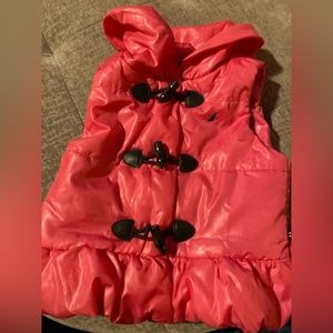 2t girls vest . Nautica . Pink in color  . Soft slick material
